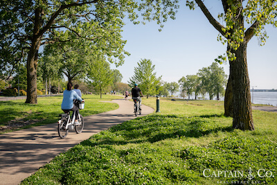 Bike Riding In Mud Island River Park